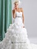 Vestido de novia en chifón.