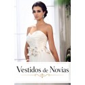 Vestido estilo princesa para novia.