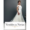 Vestido para novia de encaje.