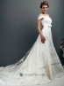 Vestido para novia de encaje.