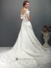 Vestido para novia de encaje.