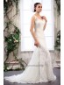 Vestido para novia de tubo.