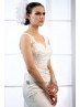 Vestido para novia de tubo.