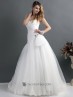Traje de novia en organza.