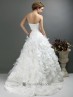 Traje de novia en organdí.