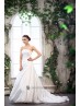 Vestido de novia falda abullonada