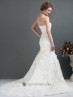 Vestido de novia corte sirena.