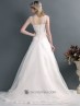Vestido de novia tirantes bordados.