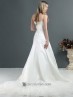 Vestido nupcial corte princesa.