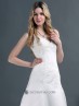 Vestido nupcial corte princesa.