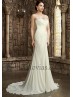 Vestido estilo sirena confeccionado en satén