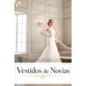 Robe de mariée sans bretelles.