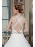 Vestido novia cinturón de pedrería.