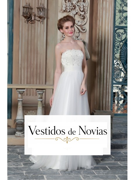 Robe de mariage avec de la broderie.