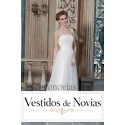 Robe de mariage avec de la broderie.